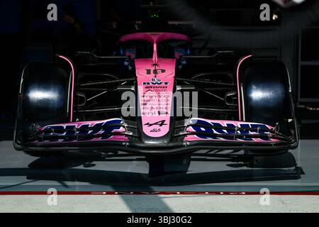 Alpine F1 Team A525, mechanische Details während des Formel 1 Pirelli Grand Prix du Canada 2025, 10. Runde der FIA Formel-1-Weltmeisterschaft 2025 vom 14. Bis 16. Juni 2025 auf dem Circuit Gilles Villeneuve in Montreal, Kanada Stockfoto