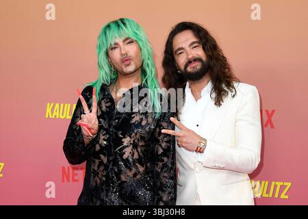 Bill Kaulitz und Tom Kaulitz bei der Premiere Ihrer neuen -Kaulitz & Kaulitz- Netflix Serien-Staffel am 12.06.2025 in Berlin Bill und Tom praesentieren die neue Kaulitz & Kaulitz Serien-Staffel in Berlin *** Bill Kaulitz und Tom Kaulitz bei der Premiere ihrer neuen Kaulitz Kaulitz Netflix Serie Saison am 12 06 2025 in Berlin präsentieren Bill und Tom die neue Kaulitz Kaulitz Serie Saison in Berlin Stockfoto