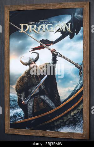 MIRACLE MILE, LOS ANGELES, KALIFORNIEN, USA - JUNI 07: Ein allgemeiner Blick auf die Atmosphäre bei der Los Angeles Premiere von Universal Pictures und DreamWorks Animation's „How to Train Your Dragon“, die am 7. Juni 2025 im David Geffen Theater im Academy Museum of Motion Pictures in Miracle Mile, Los Angeles, Kalifornien, USA stattfand. (Foto: Xavier Collin/Image Press Agency) Stockfoto