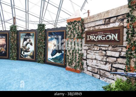 MIRACLE MILE, LOS ANGELES, KALIFORNIEN, USA - JUNI 07: Ein allgemeiner Blick auf die Atmosphäre bei der Los Angeles Premiere von Universal Pictures und DreamWorks Animation's „How to Train Your Dragon“, die am 7. Juni 2025 im David Geffen Theater im Academy Museum of Motion Pictures in Miracle Mile, Los Angeles, Kalifornien, USA stattfand. (Foto: Xavier Collin/Image Press Agency) Stockfoto