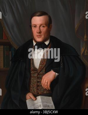 Louis (Ludwig) de Wette, Basler Arzt, 1843. Stockfoto