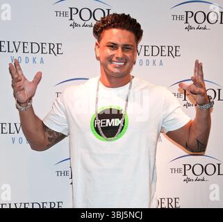 Paul Delvecchio alias DJ Pauly D im Pool After Dark im Harrah's Resort in Atlantic City, New Jersey - 07. Juli 2012 Stockfoto