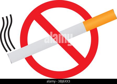 Rauchverbotsschilder Stock Vektor