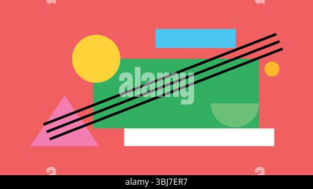 Blauen geometrischen abstrakten Hintergrund Stock Vektor