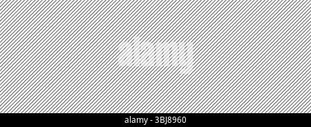 Nahtloses, dünnes, gepunktetes Linienmuster mit Schrägstrich. Hintergrund für wiederholte diagonale Linien des Strichs. Lineare Hintergrundbilder mit schwarzen und weißen Punkten. Abstrakter, schräg gestreifter Hintergrund. Sich wiederholende schräge Streifenstruktur. Vektor Stock Vektor