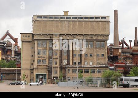 Bau der Völklinger Hütte in Völklingen, Saarland Stockfoto