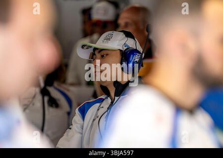 Montreal, Kanada, 13. Juni 2025, Ayumu Iwasa, Reservefahrer für das Team der Racing Bulls, der 2025 beim Grand Prix von Kanada in Montreal teilnimmt. Quelle: Michael Potts/Alamy Live News Stockfoto