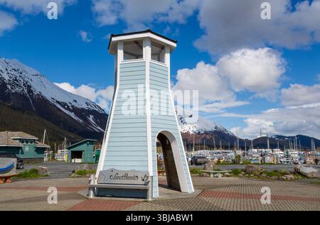 Mariners' Memorial, Seward, Alaska, USA Stockfoto