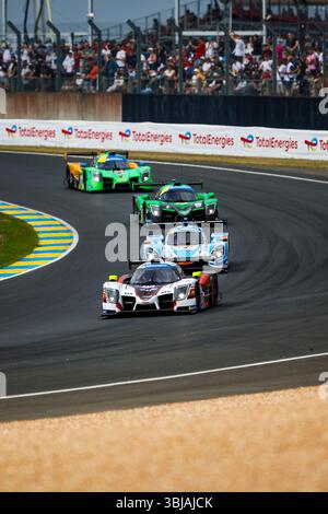 84 LEMOINE Julien (fra), TROJANI Paul (fra), ans Motorsport, Ligier JS P325 - Toyota, LMP3 Pro/am, Action während der Straße nach Le Mans 2025, 3. Runde des Michelin Le Mans Cup 2025, vom 10. Bis 14. Juni 2025 auf dem Circuit des 24 Heures du Mans in Le Mans, Frankreich - Foto Grégory Lenormand / DPPI Stockfoto
