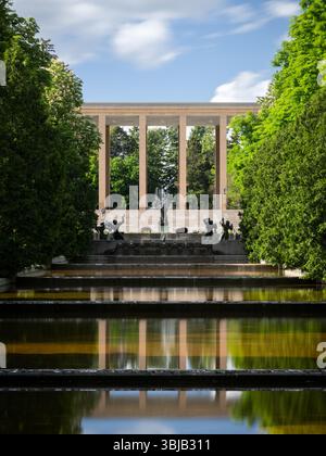 Cranbrook Academy of Art, Ort: Bloomfield Hills MI, Architekt: Eliel Saarien Stockfoto