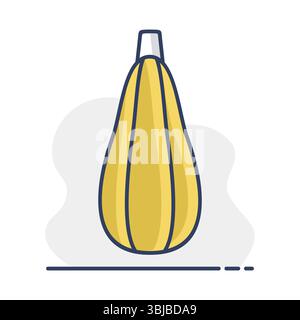 Zucchini isoliertes Vektorsymbol. Gemüseschild. Graph-Symbol für Lebensmittel- und Getränkeseite, Apps-Design, mobile Apps und Printmedien, Logo, UI Stock Vektor