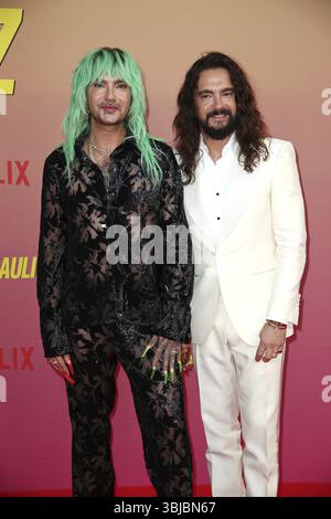 Bill Kaulitz und Tom Kaulitz - Special Screening Netflix Series Kaulitz & Kaulitz Staffel 2, Delphi Filmpalast, Berlin, 12.6.25 Stockfoto