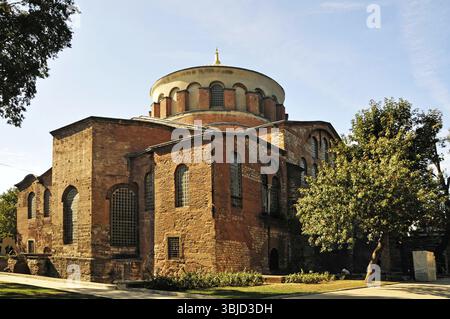 Hagia Eirene: Die Kirche Irene wurde im 4. Jahrhundert unter dem römischen Kaiser Konstantin I. als erste Kirche in Konstantinopel erbaut. Es war das Stockfoto