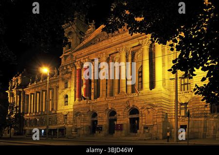 Das prächtige Ethnographische Museum mit einer der größten Spezialsammlungen Europas (fast 200, 000 Exponate). Der Gründerzeit-Stil Stockfoto