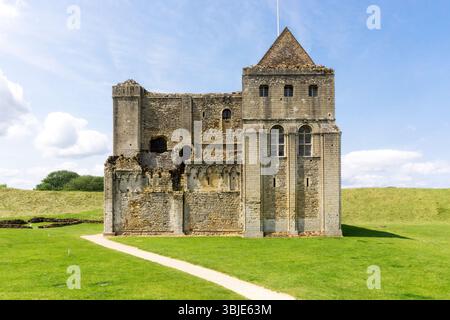 Castle Rising Castle, Norfolk. Stockfoto