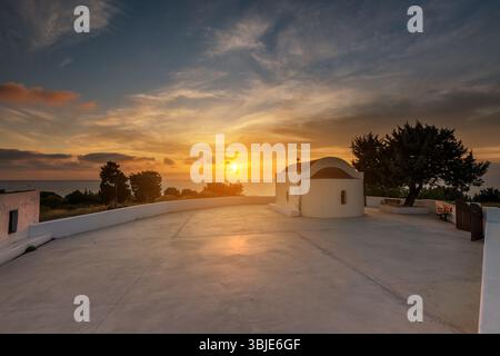 Kirche Saint Ioannis in der Nähe des Dorfes Mastichari auf der Insel Kos Griechenland Stockfoto