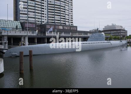 Bremerhaven – 29. Mai 2025: Die Wilhelm Bauer ist ein deutsches U-Boot des Typs XXI, das kurz vor dem Ende des Zweiten Weltkriegs fertiggestellt wurde Stockfoto