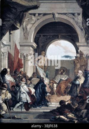 TIEPOLO, GIOVANNI BATTISTA. PINTOR ITALIANO . VENECIA 1696 - 1770 OLEO. Stockfoto