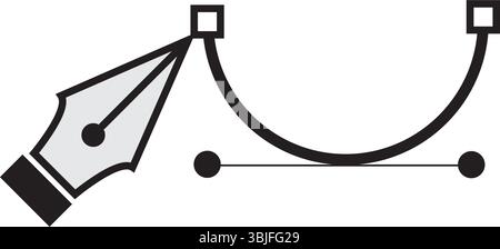 Fettgedrucktes Symbol für photoshop-Werkzeug Stock Vektor