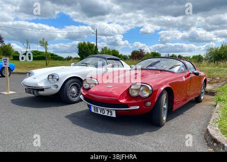 Französische Oldtimer von Sovam Stockfoto