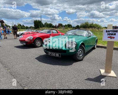 Französische Oldtimer von Sovam Stockfoto