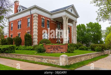 Cheyenne, Wyoming – 26. Mai 2025: Das ehemalige Herrenhaus der Gouverneure, lokal bekannt als Historic Governors’ Mansion in Cheyenne, Wyoming Stockfoto