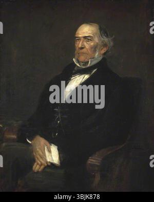 Von Lenbach, Franz Seraph; William Ewart Gladstone (1809–1898), Liberal Statesman and Author; National Galleries of Scotland; http://www.artuk.org/artworks/william-ewart-gladstone-18091898-liberal-statesman-and-author-212857 Stockfoto