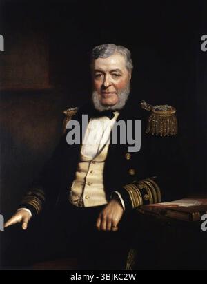 Pearce, Stephen; Admiral John Lort Stokes (1812–1885); National Maritime Museum; http://www.artuk.org/artworks/admiral-john-lort-stokes-18121885-175274 Stockfoto