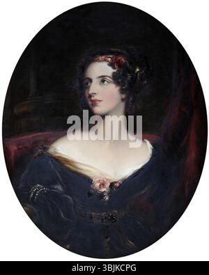 Sayers, Reuben Thomas William; Lady Harriet Elizabeth Georgiana Howard (1806–1868), Duchess of Sutherland; National Trust, Hardwick Hall; http://www.artuk.org/artworks/lady-harriet-elizabeth-georgiana-howard-18061868-duchess-of-sutherland-172397 Stockfoto