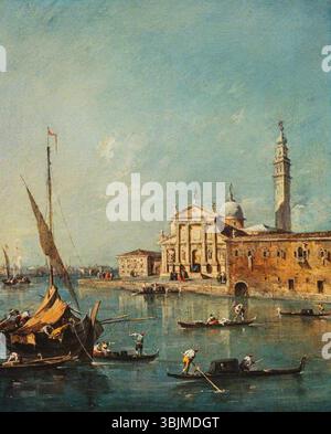 Guardi, Francesco; San Giorgio Maggiore, Venedig; National Galleries of Scotland; http://www.artuk.org/artworks/san-giorgio-maggiore-venice-210137 Stockfoto