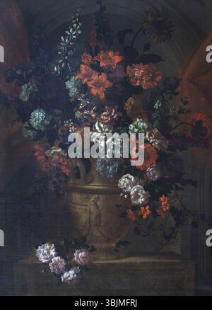 Monnoyer, Jean-Baptiste; A Flower Piece; National Trust, Belton House; http://www.artuk.org/artworks/a-flower-piece-176367 Stockfoto