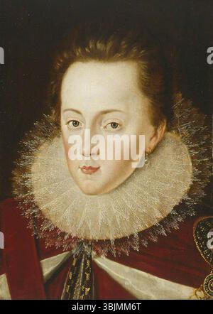 Peake, Robert; Henry Frederick (1594–1612), Prince of Wales; National Maritime Museum; http://www.artuk.org/artworks/henry-frederick-15941612-prince-of-wales-175271 Stockfoto