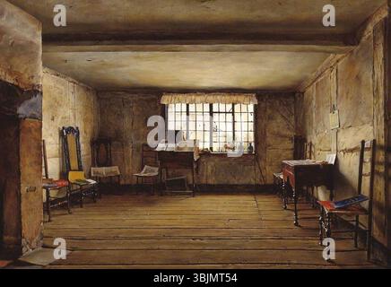 Wallis, Henry; der Raum, in dem Shakespeare geboren wurde; Tate; http://www.artuk.org/artworks/the-room-in-which-shakespeare-was-born-202682 Stockfoto