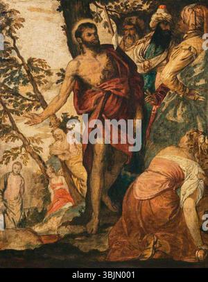 Etty, William; Saint John the Baptist Preaching; National Galleries of Scotland; http://www.artuk.org/artworks/saint-john-the-baptist-preaching-210030 Stockfoto