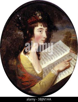 Downman, John; Miss Jackson; Tate; http://www.artuk.org/artworks/miss-jackson-198589 Stockfoto