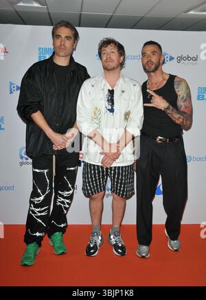 Am Sonntag, den 15. Juni 2025, in London, England, Großbritannien, wurde er mit Charlie Simpson, Matt Willis und James Bourne beim Summertime Ball der Hauptstadt mit Barclaycard im Wembley Stadium, Wembley, belegt. CAP/CAN ©CAN/Capital Pictures Stockfoto
