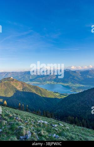 Wolfgangsee, Katergebirge, Stadt St. Wolfgang im Salzkammergut St. Wolfgang im Salzkammergut Salzkammergut Oberösterreich, Oberösterreich Stockfoto