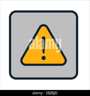 Warnschild für verschiedene Situationen Stock Vektor