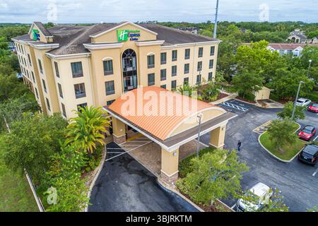 Orlando Alafaya Florida, Blick von oben nach unten, East Colonial Drive State Road 50, Holiday Inn Express & Suites Orlando East UCF Area by Stockfoto