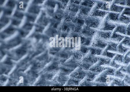 Ultra makro Hintergründe von natürlichen und künstlichen Gewebe für Textilwaren und Bekleidung Design. Mikrostruktur des Materials Stockfoto