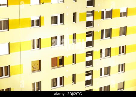 Renovierte Wohnwand Stockfoto