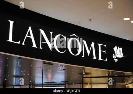 Shanghai, China-4. April 2025: Lancôme Firmenlogo Stockfoto