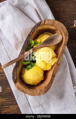 Mango-Eis Stockfoto