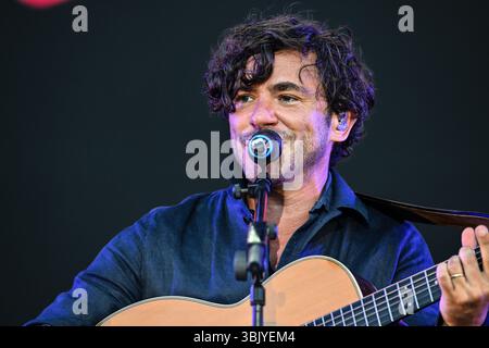 Jack Savoretti eröffnete die Duran Duran Europe Tour 2025 im Circo Massimo am 16. Juni 2025 in Rom. Stockfoto