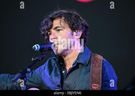 Jack Savoretti eröffnete die Duran Duran Europe Tour 2025 im Circo Massimo am 16. Juni 2025 in Rom. Stockfoto