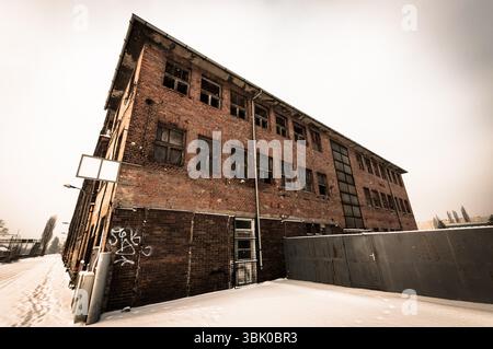 Großes Industriegebäude Stockfoto