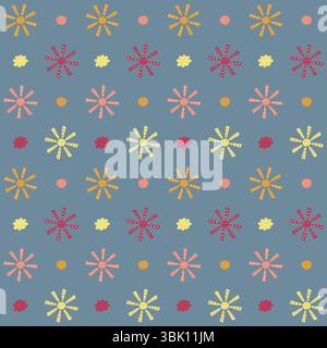 Buntes Sonnenmuster Stock Vektor