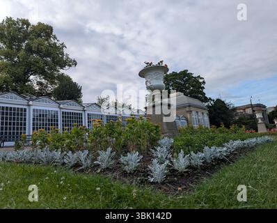 Die Sheffield Botanical Gardens befinden sich in einem denkmalgeschützten botanischen Garten Sheffield S10 2LN, England, Vereinigtes Königreich. , 5000 Pflanzenarten. Stockfoto