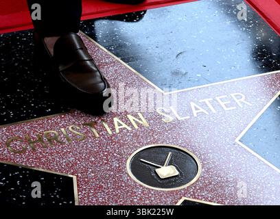 Hollywood, Usa. Juni 2025. Schauspieler Christian Slater's Star on the Hollywood Walk of Fame Credit: SOPA Images Limited/Alamy Live News Stockfoto