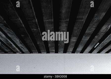 Abstraktes Foto von einigen Fliesen und Steinen Stockfoto